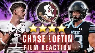 Chase Loftin FILM REACTION | Florida State TE Commit | Husker Football Recruiting