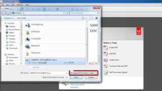 How to Create PDF in Acrobat XI