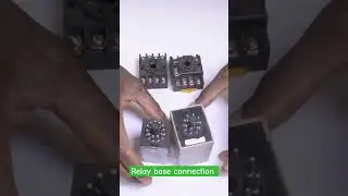 Relay base connection #electrical #engineering #electrician #electricity #technology