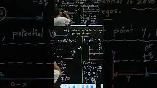 Numerical on Potential due to system of charge | Class 12 Physics #jee #neet