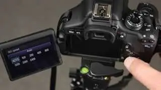 Canon 600D How to set the ISO