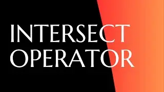 INTERSECT Operator in SQL | Oracle SQL fundamentals