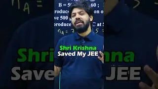 How Shri Krishna got me into IIT Bombay 😱🙏🥹| IIT Motivation #shorts #esaral #iit #jee #story