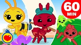 Abejita Chiquitita 🐝 Y Muchas Más Canciones Infantiles de Insectos (60 Min) 🐜 Plim Plim 🕷