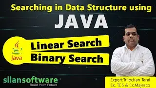 Searching in Data Structure using Java || Linear Search || Binary Search || Silan Software