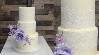 BUTTERCREAM LACE??!! Surprising New Technique | Cake Decorating Tutorial