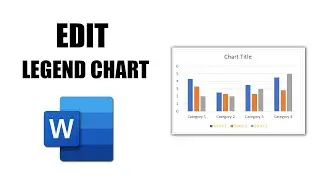 How to edit legend of chart in word