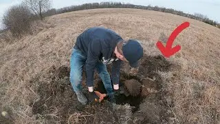 Нашли Фундамент в Старой Деревне, не ожидали выкопать в яме такое .....