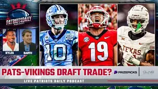 LIVE Patriots Daily: Talking Patriots-Vikings Trade Scenarios w/ Alex Barth