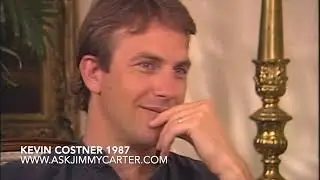 Kevin Costner 1987 NO Way Out talking with Jimmy Carter