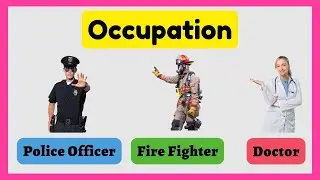 Occupation Flashcard | Occupations Name in English