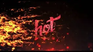 Fire Logo Intro in After Effects - After Effects Tutorial - No Plugins - FREE Template