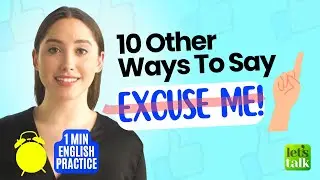 Different  Ways To Say Excuse Me! Learn Smart English Phrases | Speak English Fluently #shorts