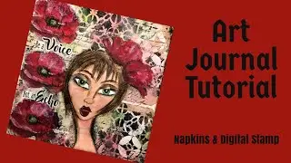 Mixed Media Art Journal Tutorial for Beginners