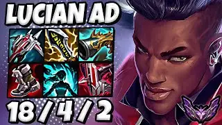 Lucian vs Jhin ADC [ TripleKill ] Lol Korea Master Patch 14.17 ✅