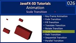 Animation | Scale Transition | JavaFx 3D Tutorials #26