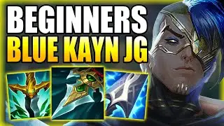 HOW TO PLAY BLUE KAYN JUNGLE FOR BEGINNERS IN S12! - Best Build/Runes S+ Guide - League of Legends