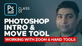 Move Tool - Adobe Photoshop Course in Urdu / Hindi - Class 1