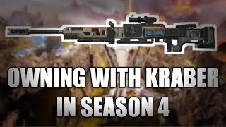 OWNING WITH KRABER IN SEASON 4 | Apex Legends Kraber Highlights