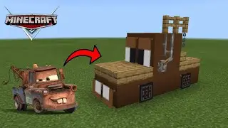 How to Make a Tow Mater in Minecraft: Disney Cars