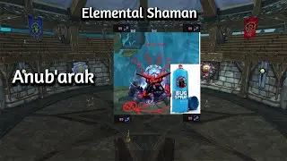 Anub'arak Elemental Shaman 99 PoV #worldofwarcraft #wotlk #wow