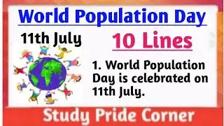 10 Lines on World Population Day in English | Few Lines on World Population Day