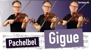 Pachelbel: Gigue in D Major | Violin 1-3 | Violin Sheet Music | Playalong