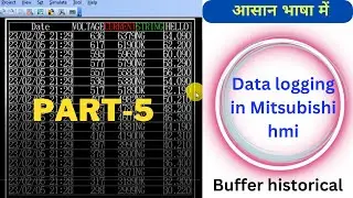 buffer historical data logging in mitsubishi hmi | data logging in mitsubishi hmi | data logging |