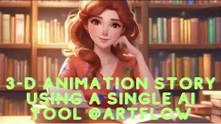 3-D Animation With Artflow AI | Create  story with Free AI Tool  #Pikalabs #howtoai
