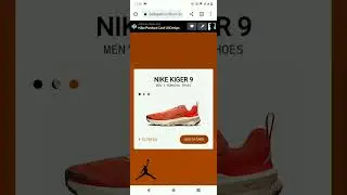 Nike Shoe's Product Card  UI & UX Design || #viral #js #nike #shoes #card #product