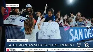 Alex Morgan speaks on retirement