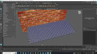 Modeling a Brick Wall in Autodesk Maya 2024, Part 2