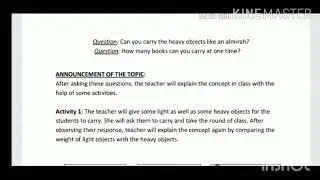 LESSON PLAN FOR PRIMARY CLASS SUBJECT MATHEMATICS  ON TOPIC HOW MUCH CAN YOU CARRY CLASS 2 FOR DELED