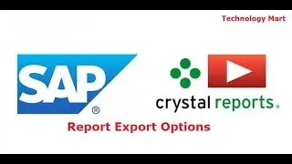 Report Export Options in SAP Crystal Report