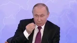 Путин  написал как курица ЛАПОЙ! 16 03 2017