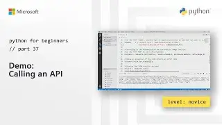 Demo: Calling An API | Python for Beginners [37 of 44]