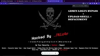 ADMIN LOGIN BYPASS + UPLOAD SHELL + DEFACEMENT!!