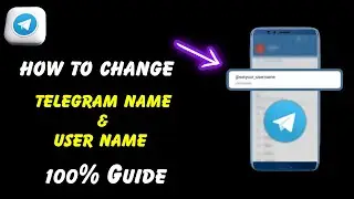 How to Change Your Name And User Name in Telegram 2024 | Telegram Name Change  | Technical Janiii🔥