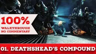 Wolfenstein: The New Order Walkthrough (Über difficulty,All Collectibles) part1 DEATHSHEADS COMPOUND