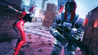 Harley Quinn's Epic Brutal Combat & Stealth in Batman Arkham Knight❗
