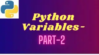 3. Rules for Variables in python programming- 