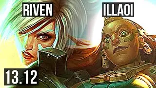 RIVEN vs ILLAOI (TOP) | 5.4M mastery, 2300+ games, 6/1/2 | EUW Master | 13.12