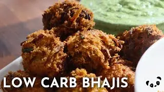 Low Carb Onion Bhajis using Panda Flour! // Gluten Free Keto Recipe