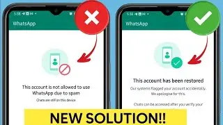 this account cannot use in hindi 2023whatsapp number banned how to unbanned whatsapp number