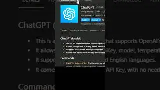 chat gpt can run on VS-code 🫨🤯 #shorts #ytshorts #trending