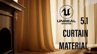 How to make Curtain Material in Unreal Engine 5.1 | TUTORIAL