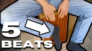 5 Cajon Beats Using Your Foot