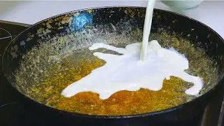 Паста Фарфалле с креветками в сливочно - чесночном соусе. Delicious pasta with shrimp