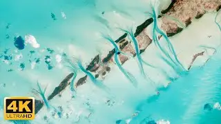 6H Flying over Ocean of the World 4K / Famous &  Unknown- Seaside Aerial Journey / Relaxation time