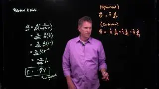 How to get electric field from electric potential